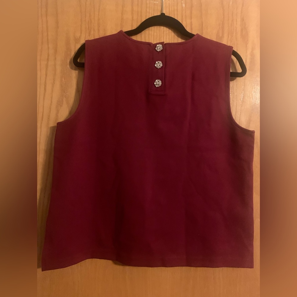 JCrew embellished top - Large